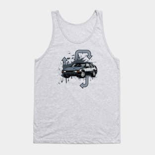 Toyota Supra Grunge Tank Top